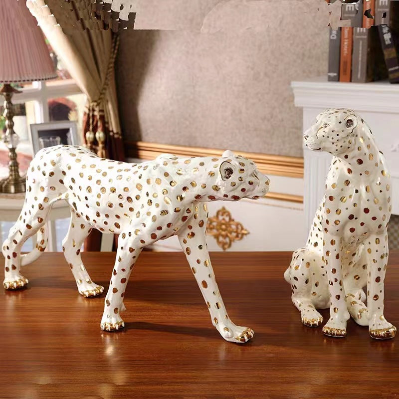 Ceramic animal sculpture
