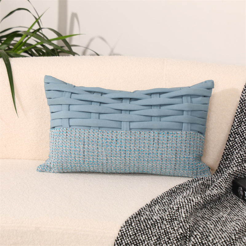 Soft and Fluffy Hand-Woven Fox Fur Pillow Cover