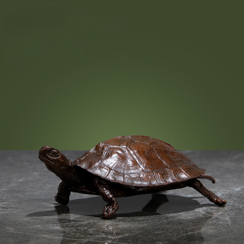 Timeless Copper Turtle Ornament - Perfect Ornament for Home Decor