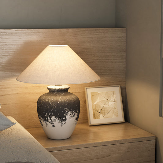 Elegant Japanese Style Ceramic Table Lamp