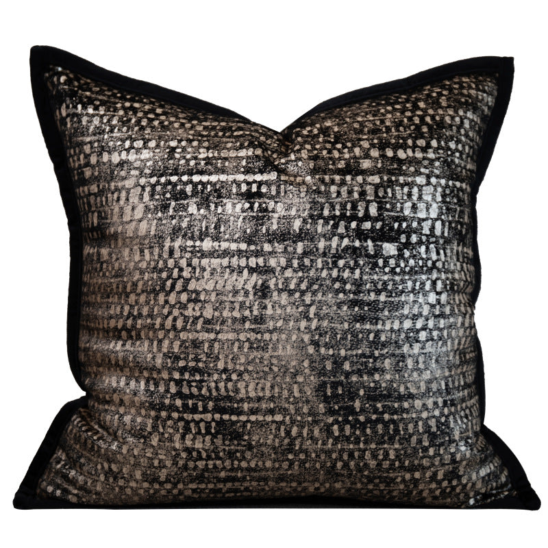 Italian Black and Gold Luxury Cushion and Bed Pillow