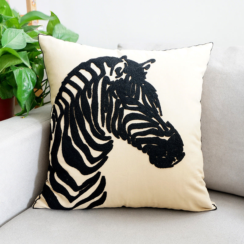 Stylish Embroidered Cushion Cover