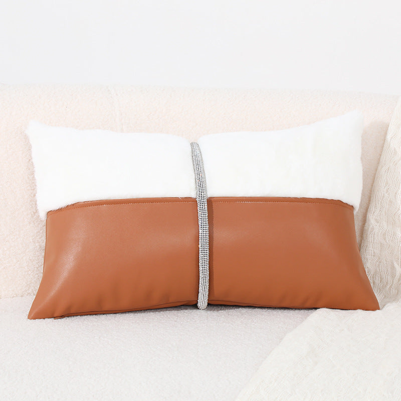 Soft and comfortable PU leather cushion