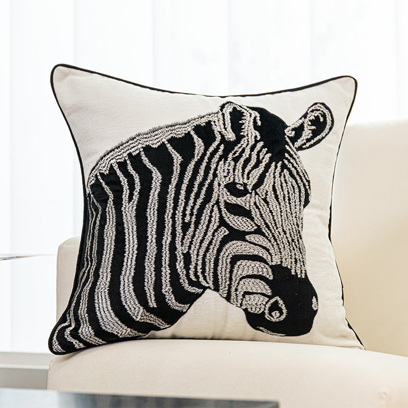 Stylish Embroidered Cushion Cover