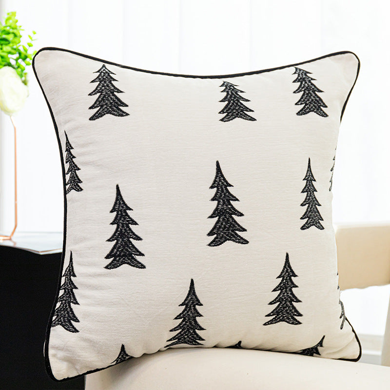 Stylish Embroidered Cushion Cover