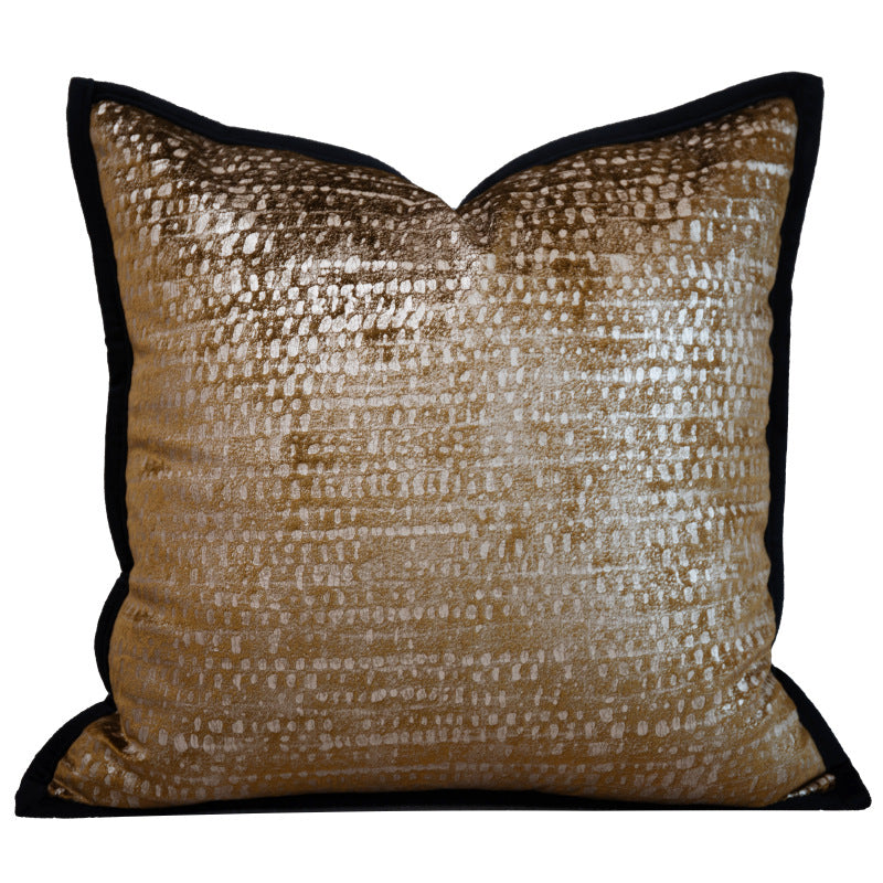 Italian Black and Gold Luxury Cushion and Bed Pillow