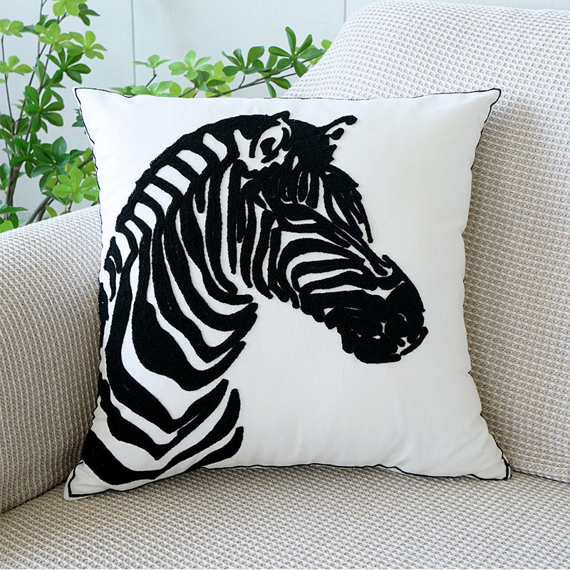 Stylish Embroidered Cushion Cover