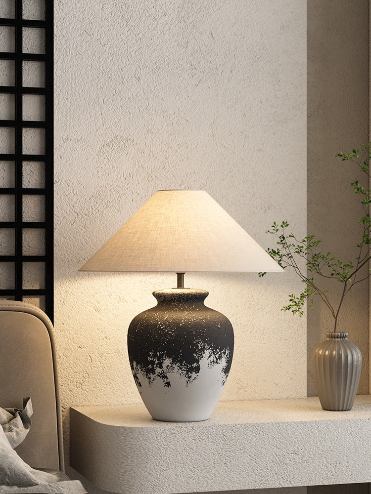 Elegant Japanese Style Ceramic Table Lamp